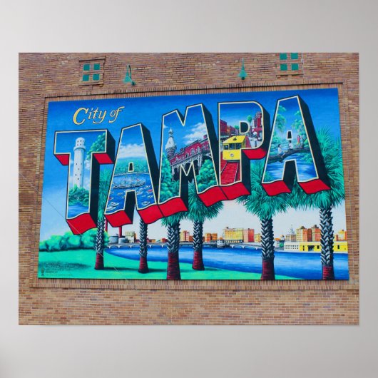 Tampa Florida Poster (Voorkant)