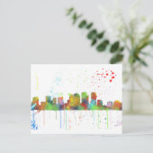 TAMPA, FLORIDA SKYLINE BRIEFKAART (Staand voorkant)