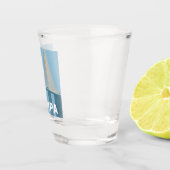 Tampa, Florida skyway bridge foto Shot Glas (Rechts)