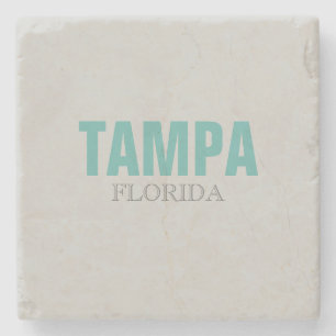 Tampa Florida Strand Stijl Stenen Onderzetter