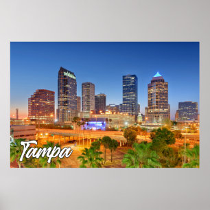 Tampa, Florida, Verenigde Staten Poster