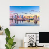 Tampa, Florida, Verenigde Staten Poster (Thuiskantoor)