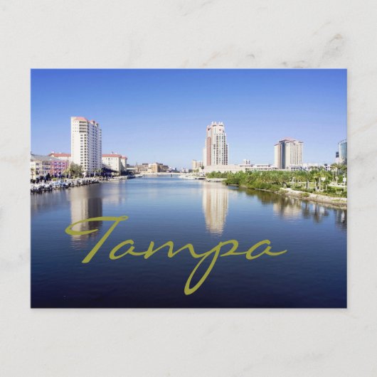 Tampa, Florida, VS Briefkaart (Voorkant)