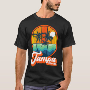 Tampa Florida Zomer Familie Vakantie Strand T-shirt