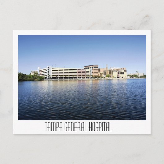 Tampa General Hospital Briefkaart (Voorkant)