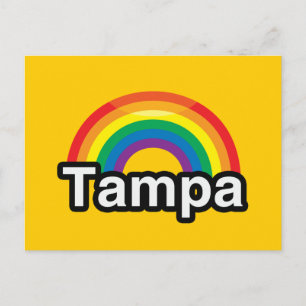 TAMPA LGBT PRIDE RAINBOW BRIEFKAART