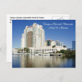Tampa, Marriott, Waterside, Hotel & Marina Briefkaart (Voorkant / Achterkant)