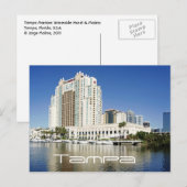 Tampa, Marriott, Waterside, Hotel & Marina Briefkaart (Voorkant / Achterkant)