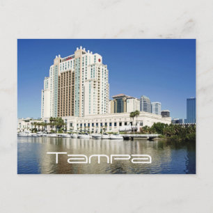 Tampa, Marriott, Waterside, Hotel & Marina Briefkaart