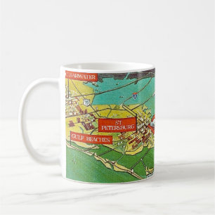 Tampa Saint-Pétersbourg Bradenton Carte Tasse