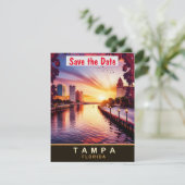 Tampa Waterfront, Florida, Reizen Briefkaart (Staand voorkant)