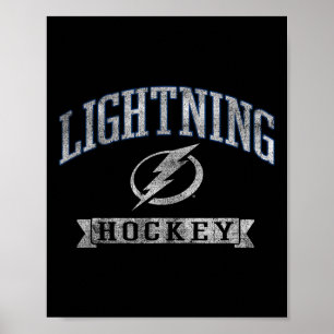 Tampa Y Lightning Vintage Hockey Officieel Gelicen Poster