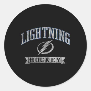 Tampa Y Lightning Vintage Hockey Officieel Gelicen Ronde Sticker