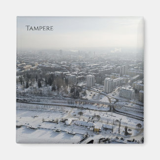 Tampere in de Winter Magneet