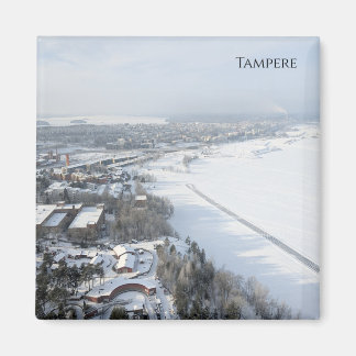 Tampere in de Winter Magneet