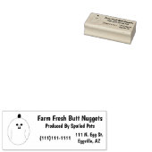 Tampon à bouton frais ferme (Tamponné)