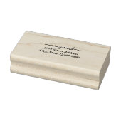 Tampon Adresse Script Moderne Personnalisé (Tampon)