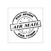 Tampon air mail 	rubberstempel (Afrduk)