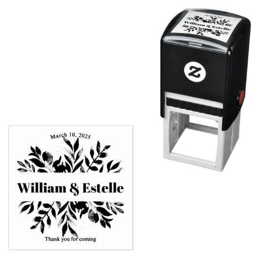 Tampon auto-encreur (En situation)