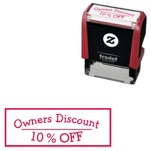 Tampon auto-encreur (En situation)