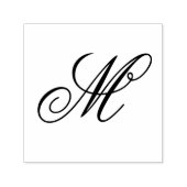 Tampon auto-encreur à initiale de monogramme éléga (Design)
