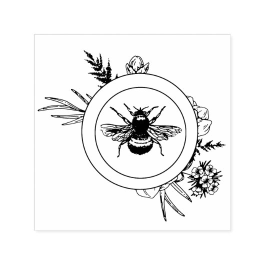 Tampon Auto-encreur Abeille (Design)