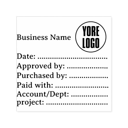 Tampon Auto-encreur Accounting AP Project Invoice Processing Approval  (Design)