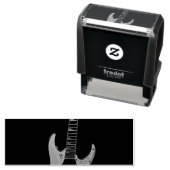 Tampon Auto-encreur Acoustic guitar player gift (En situation)