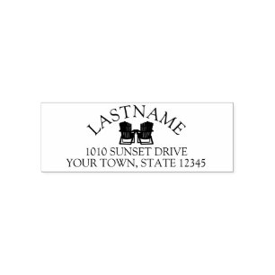 Tampon Auto-encreur Adirondack Chaises Adresse