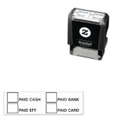 Tampon Auto-encreur Administration du bloc de chèques des formulaires (En situation)