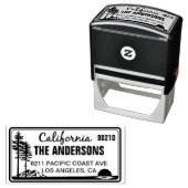 Tampon Auto-encreur Adresse de plaque de licence personnalisée en Cali (En situation)