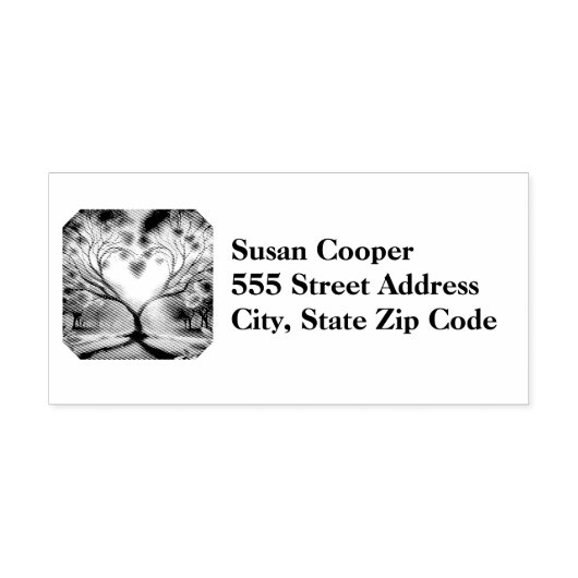 Tampon Auto-encreur Adresse de retour (Design)