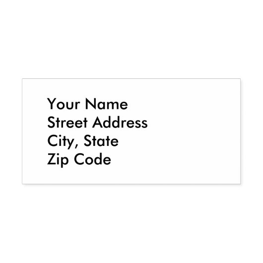 Tampon Auto-encreur Adresse de retour (Design)