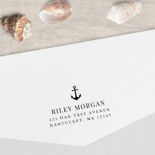 Tampon Auto-encreur Adresse de retour Ancre classique