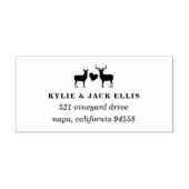 Tampon Auto-encreur Adresse de retour Buck and Doe (Design)