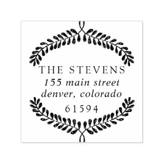 Tampon Auto-encreur Adresse de retour Butterum & Plum Stamp autoportan