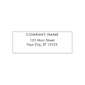 Tampon Auto-encreur Adresse de retour d'affaires simple (Design)