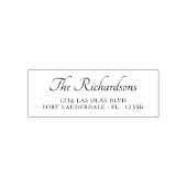 Tampon Auto-encreur Adresse de retour de la Baby Shower avec écriture  (Design)