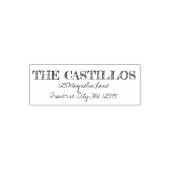 Tampon Auto-encreur Adresse de retour de la famille (Design)