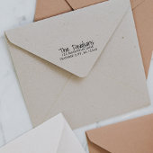 Tampon Auto-encreur Adresse de retour de la famille