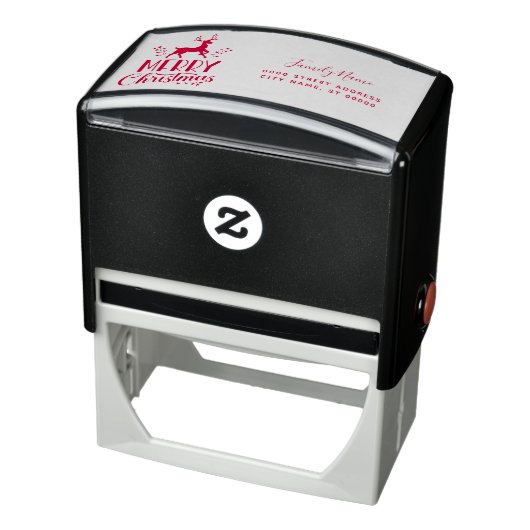 Tampon Auto-encreur Adresse de retour de rennes Timbre auto-encastré (Produit)