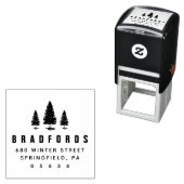 Tampon Auto-encreur Adresse de retour des pins (En situation)