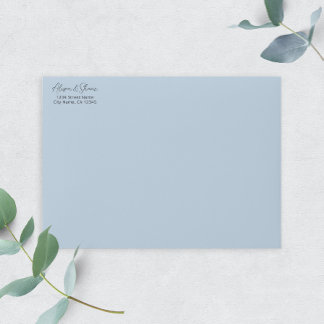 Tampon Auto-encreur Adresse de retour du Mariage de script romantique