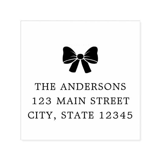 Tampon Auto-encreur Adresse de retour du noeud (Design)