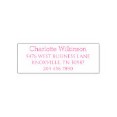 Tampon Auto-encreur Adresse de retour du propriétaire d'entreprise cla (Design)