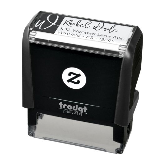 Tampon Auto-encreur Adresse de retour du script initial (Produit)