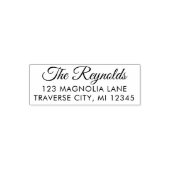 Tampon Auto-encreur Adresse de retour famille (Design)