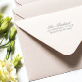 Tampon Auto-encreur Adresse de retour moderne