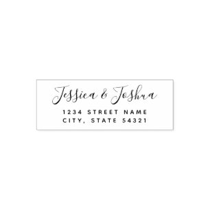 Tampon Auto-encreur Adresse de retour moderne personnalisée