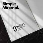 Tampon Auto-encreur Adresse de retour Nettoyer un contact minimal simp